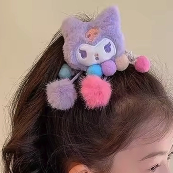 Scrunchies Hair Band from Sanrio -Kuromi  Roll - A beautiful accessory - NWT - Picture 3 of 3
